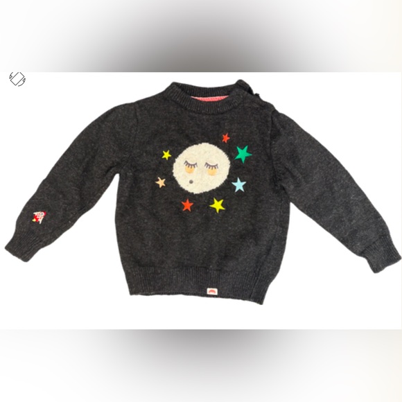 Tootsa MacGinty: CLASSIC DAWA Jacquard Knit Moon Jumper, size 1-2years - Picture 4 of 7